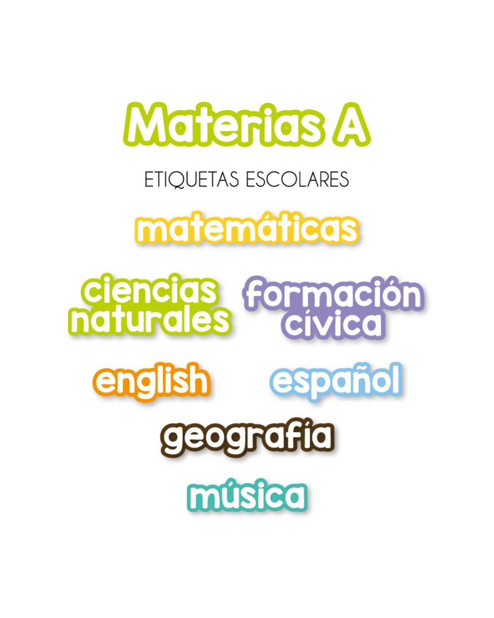 Materias Prueba | Materias Materias Prueba | Materias