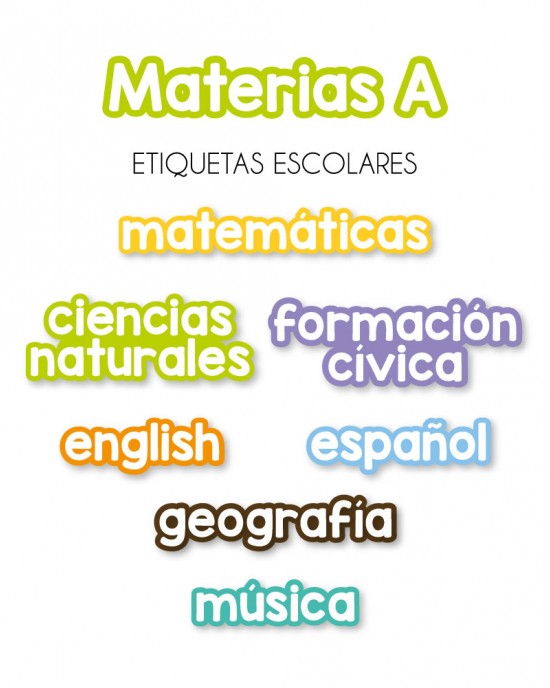 Materias A | Materias