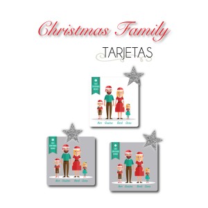 Navidad Tarjetas Christmas Family