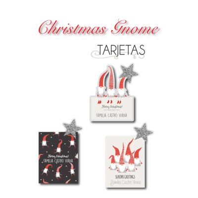 Navidad Tarjetas Christmas Gnome Navidad Tarjetas Christmas Gnome