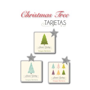 Navidad Tarjetas Christmas Tree