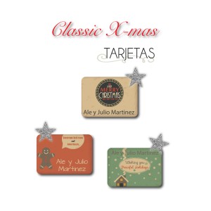 Navidad Tarjetas Classic Xmas