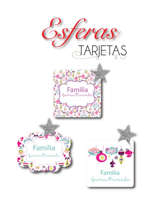 Navidad Tarjetas Esferas | Tarjetas Regalos Navidad