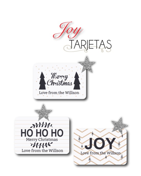 Navidad Tarjetas Joy | Tarjetas Regalos Navidad