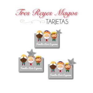 Navidad Tarjetas Reyes Magos
