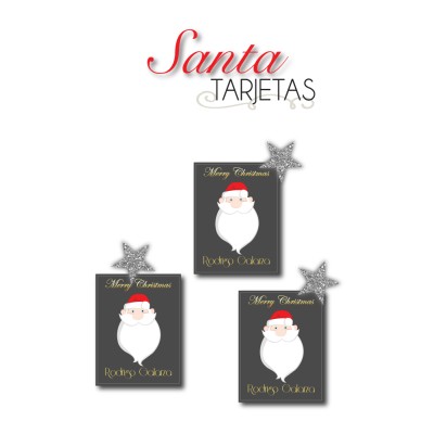 Navidad Tarjetas Santa Navidad Tarjetas Santa