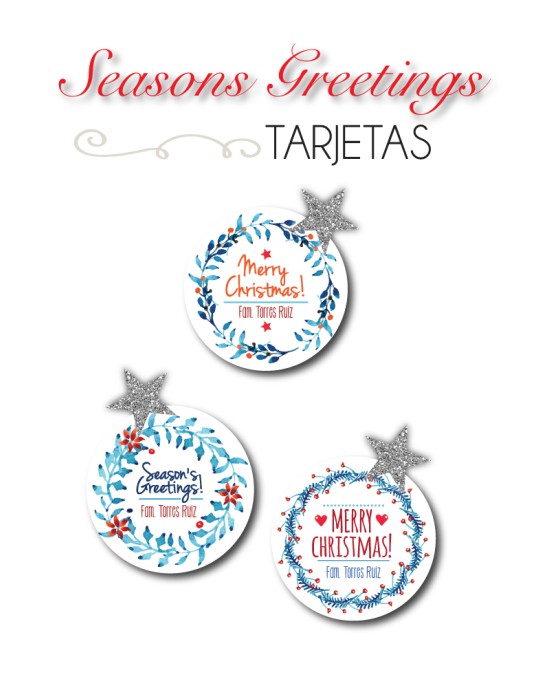 Navidad Tarjetas Seasons Greetings | Tarjetas Regalos Navidad