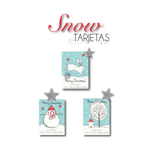 Navidad Tarjetas Snow