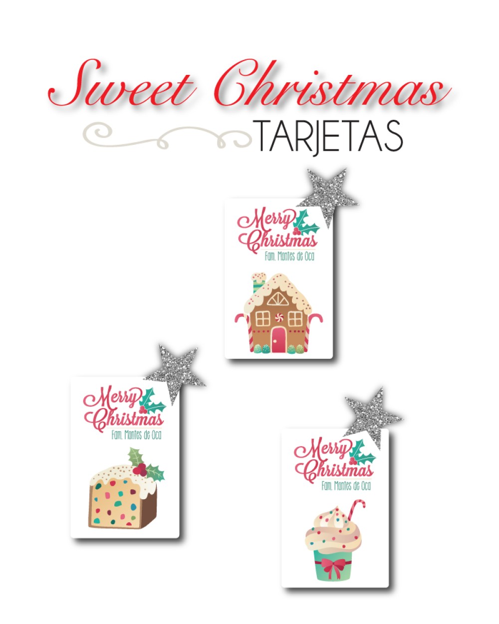 Navidad Tarjetas Sweet Christmas | Tarjetas Regalos Navidad Navidad Tarjetas Sweet Christmas | Tarjetas Regalos Navidad