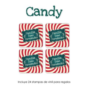 Navidad Etiquetas Candy Navidad Etiquetas Candy