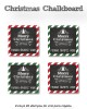 Navidad Etiquetas Christmas Chalkboard | Etiquetas Regalos Navidad