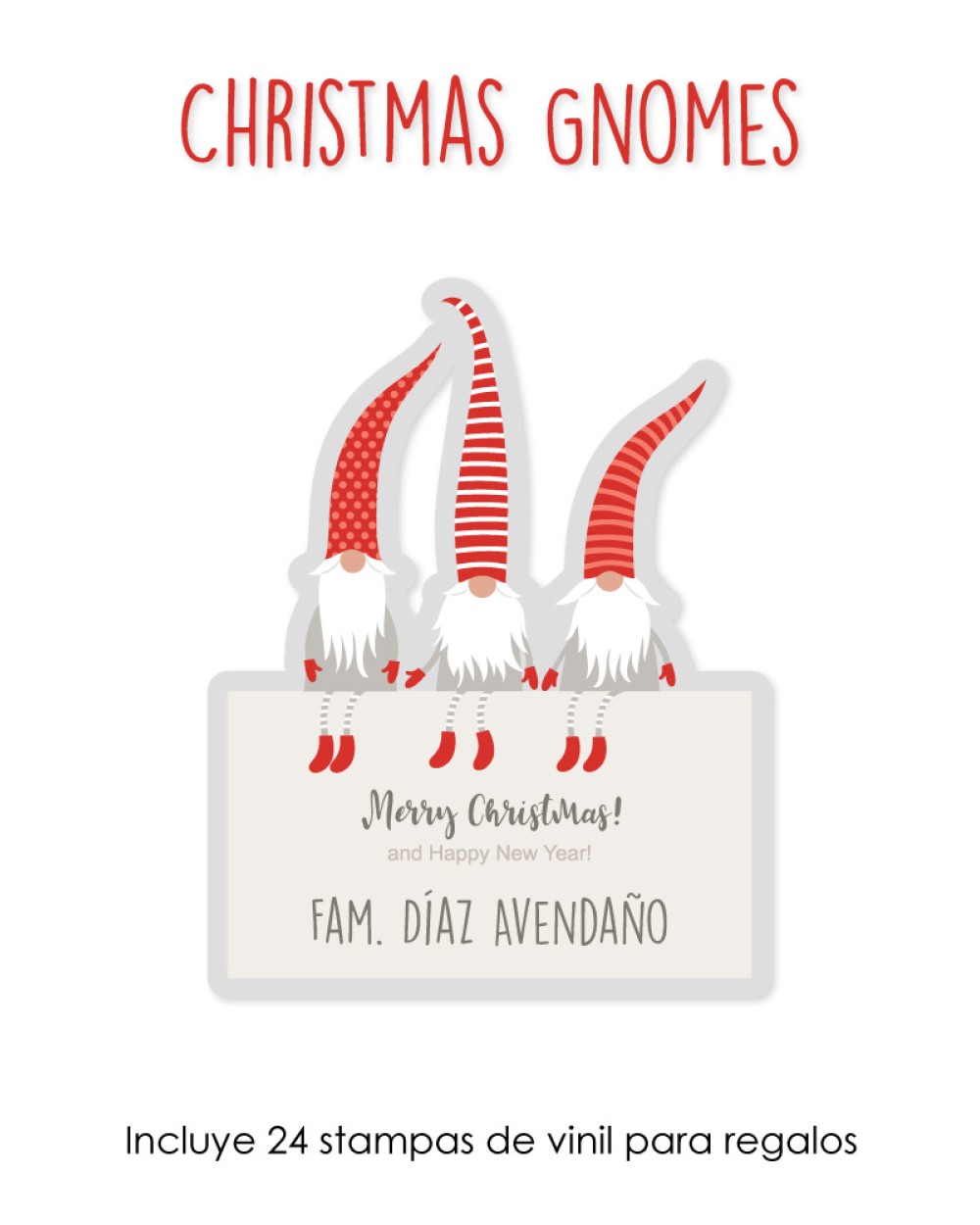 Navidad Etiquetas Christmas Gnomes | Etiquetas Regalos Navidad Navidad Etiquetas Christmas Gnomes | Etiquetas Regalos Navidad