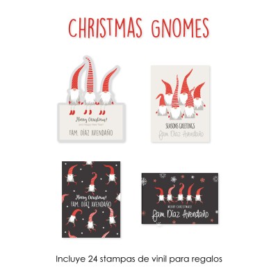Navidad Etiquetas Christmas Gnomes Navidad Etiquetas Christmas Gnomes