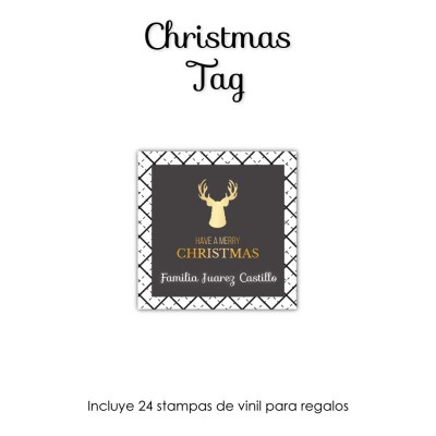Navidad Etiquetas Christmas Tag