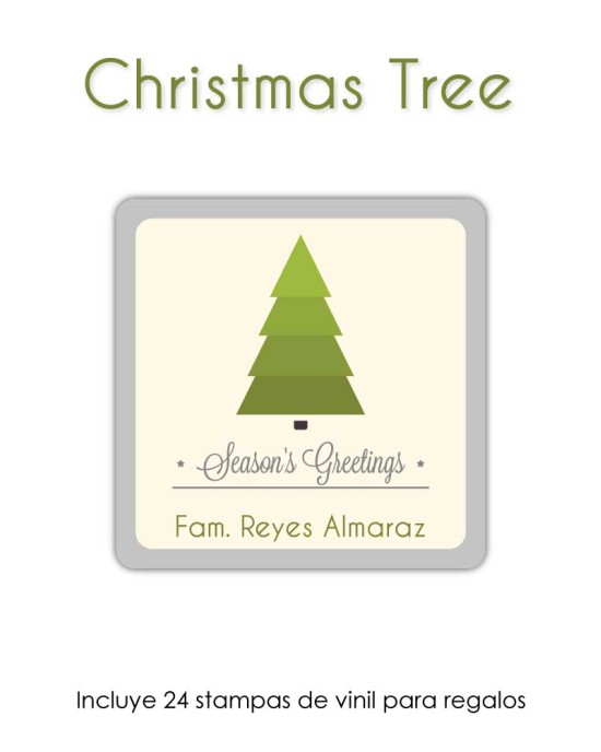 Navidad Etiquetas Christmas Tree | Etiquetas Regalos Navidad