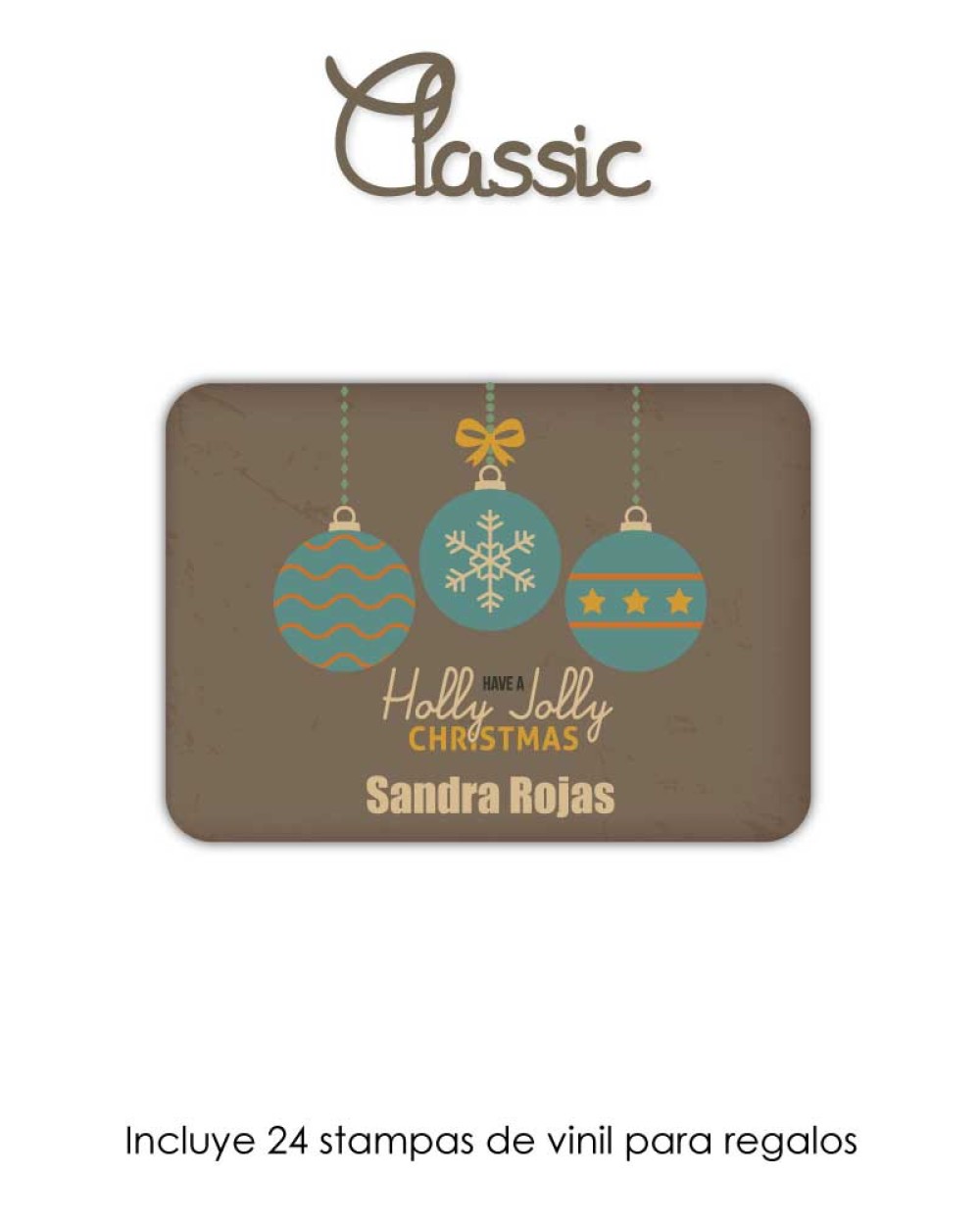 Navidad Etiquetas Classic Xmas | Etiquetas Regalos Navidad Navidad Etiquetas Classic Xmas | Etiquetas Regalos Navidad