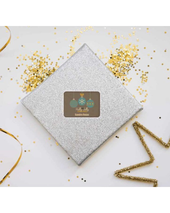 Navidad Etiquetas Classic Xmas | Etiquetas Regalos Navidad