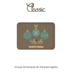 Navidad Etiquetas Classic Xmas
