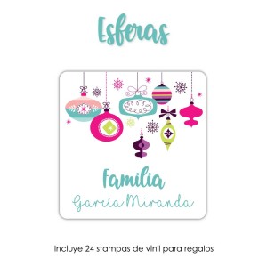 Navidad Etiquetas Esferas