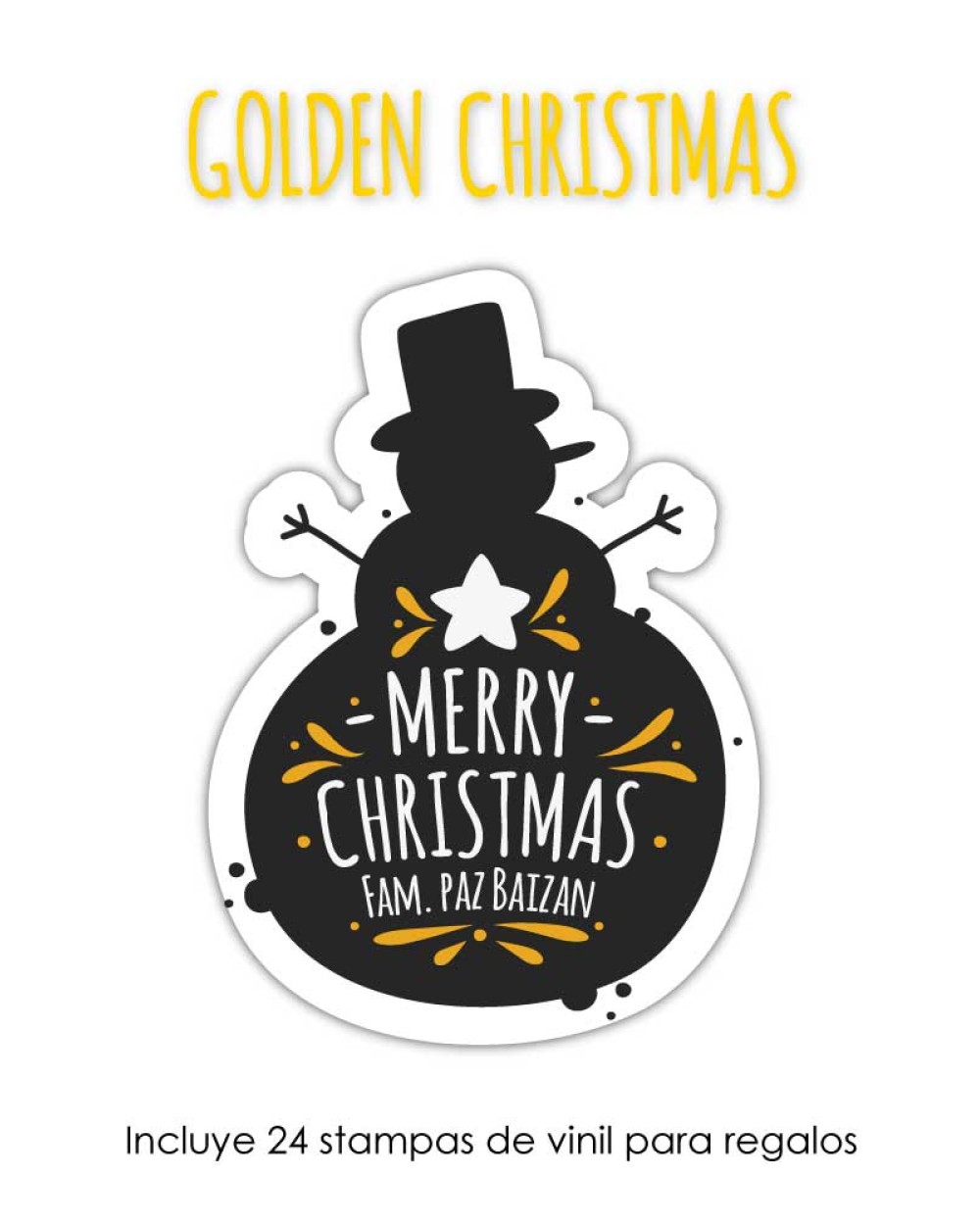 Navidad Etiquetas Golden Christmas | Etiquetas Regalos Navidad Navidad Etiquetas Golden Christmas | Etiquetas Regalos Navidad