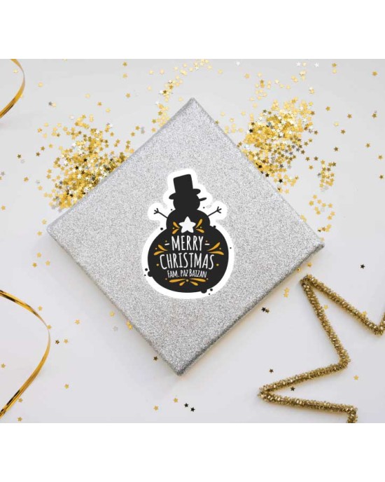 Navidad Etiquetas Golden Christmas | Etiquetas Regalos Navidad