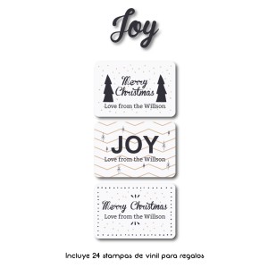 Navidad Etiquetas Joy