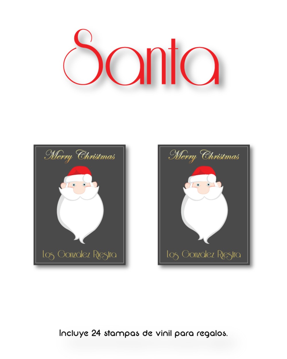 Navidad Etiquetas Santa | Etiquetas Regalos Navidad Navidad Etiquetas Santa | Etiquetas Regalos Navidad