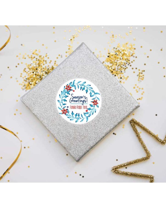 Navidad Etiquetas Seasons Greetings | Etiquetas Regalos Navidad