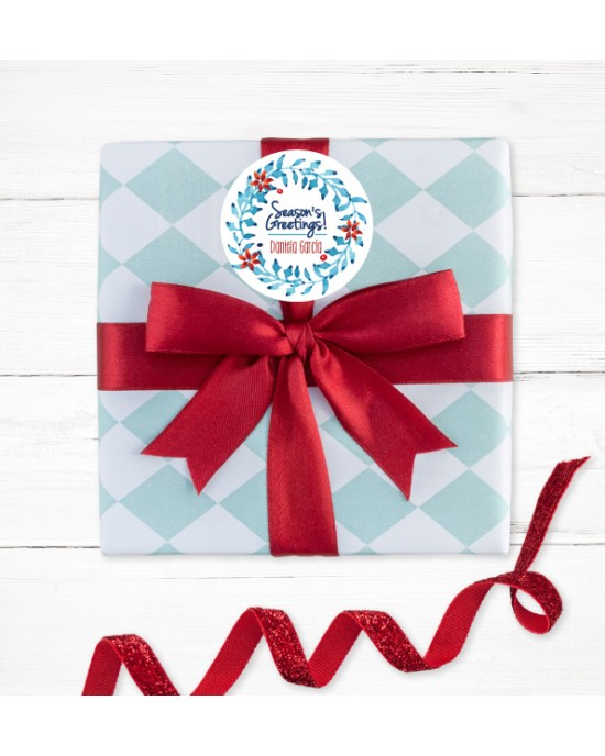 Navidad Etiquetas Seasons Greetings | Etiquetas Regalos Navidad
