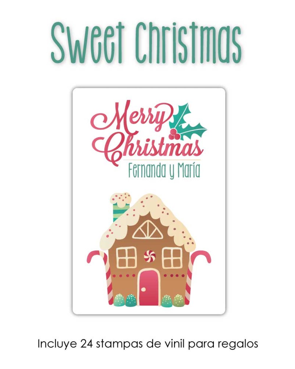 Navidad Etiquetas Sweet Christmas | Etiquetas Regalos Navidad Navidad Etiquetas Sweet Christmas | Etiquetas Regalos Navidad