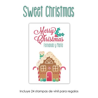 Navidad Etiquetas Sweet Christmas