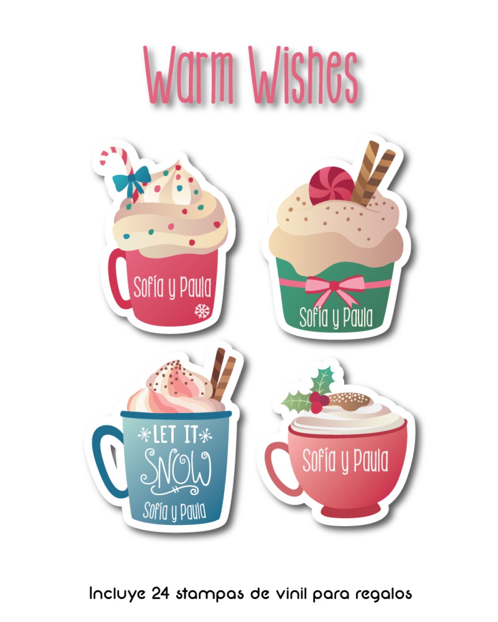 Navidad Etiquetas Warm Wishes | Etiquetas Regalos Navidad Navidad Etiquetas Warm Wishes | Etiquetas Regalos Navidad