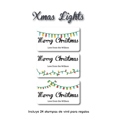 Navidad Etiquetas Xmas Lights Navidad Etiquetas Xmas Lights