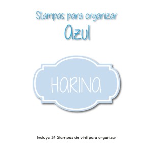 Stampas para organizar Azul