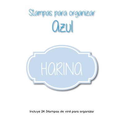 Stampas para organizar Azul