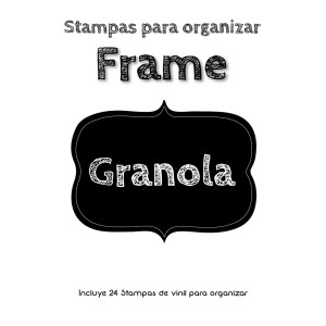 Stampas para organizar Frame