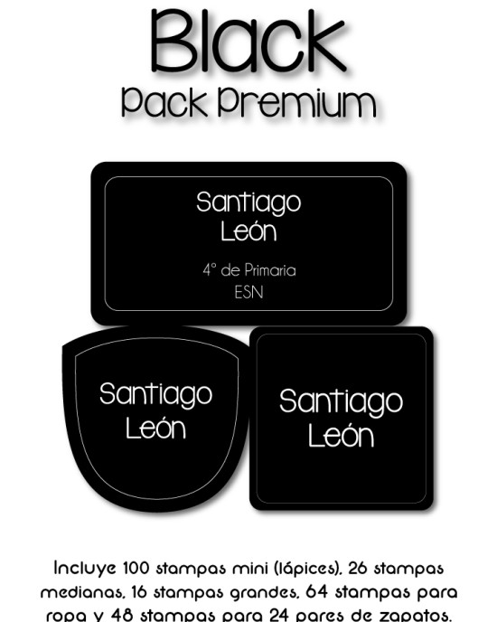 Pack Premium Ropa, Zapatos y Escuela Black