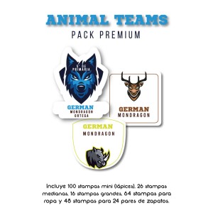 Pack Premium Ropa, Zapatos y Escuela Animal Teams