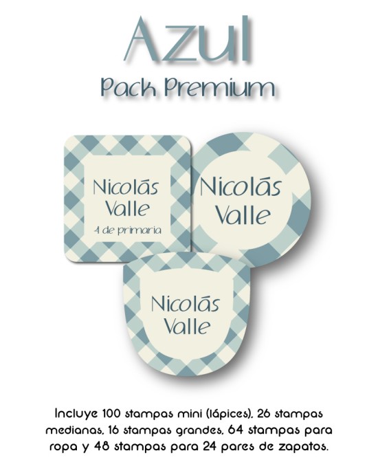 Pack Premium Ropa, Zapatos y Escuela Azul | Pack Premium