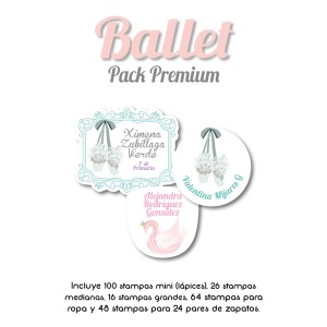 Pack Premium Ropa, Zapatos y Escuela Ballet Pack Premium Ropa, Zapatos y Escuela Ballet
