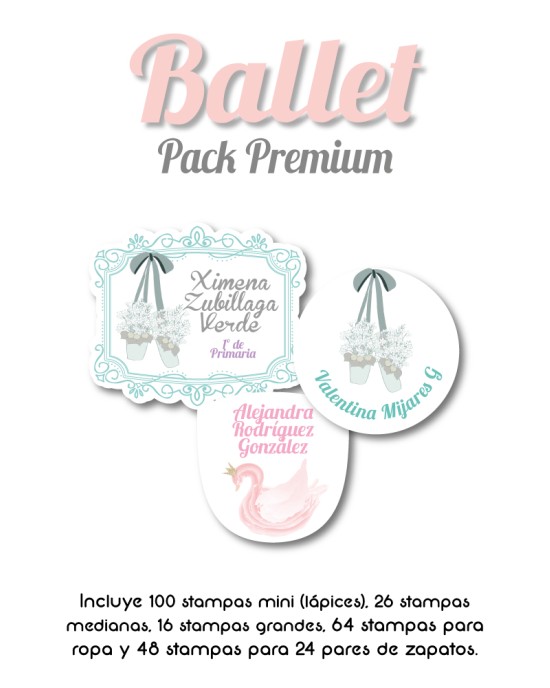 Pack Premium Ropa, Zapatos y Escuela Ballet | Pack Premium