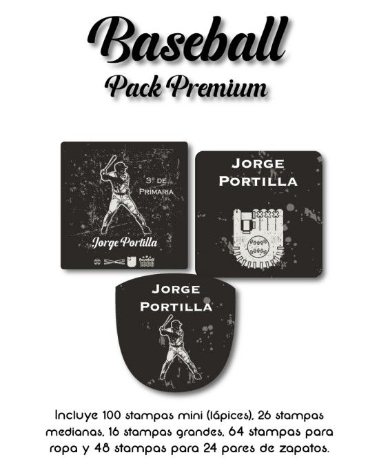 Pack Premium Ropa, Zapatos y Escuela Baseball | Pack Premium