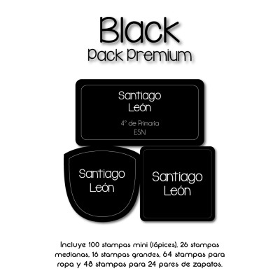 Pack Premium Ropa, Zapatos y Escuela Black