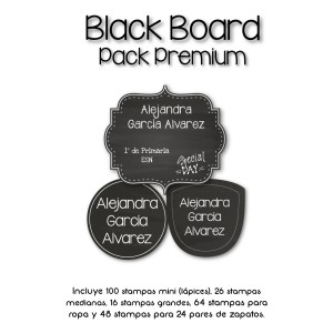 Pack Premium Ropa, Zapatos y Escuela Blackboard Pack Premium Ropa, Zapatos y Escuela Blackboard