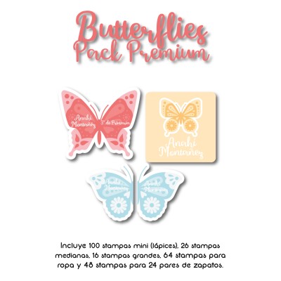 Pack Premium Ropa, Zapatos y Escuela Butterflies