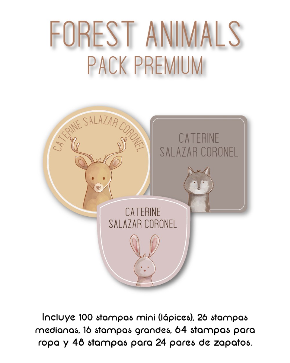 Pack Premium Ropa, Zapatos y Escuela Forest Animals | Pack Premium