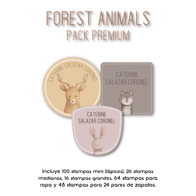 Pack Premium Ropa, Zapatos y Escuela Forest Animals
