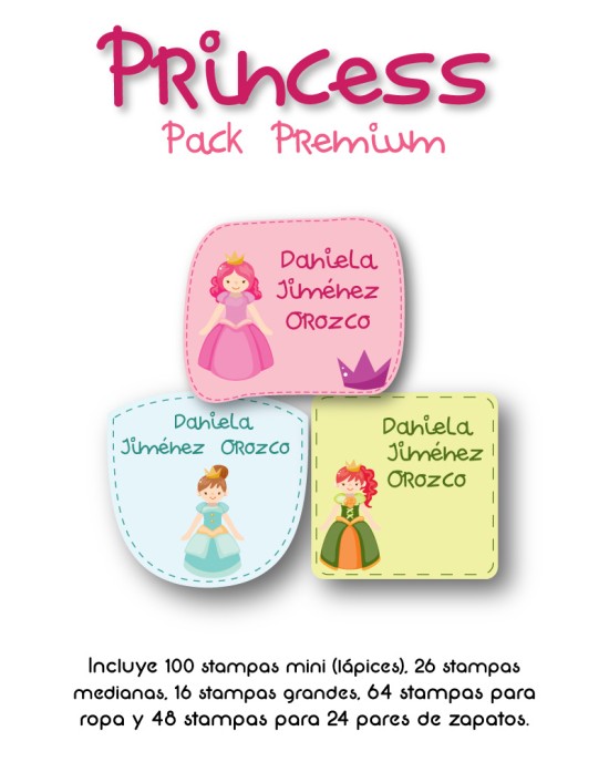 Pack Premium Ropa, Zapatos y Escuela Princess | Pack Premium