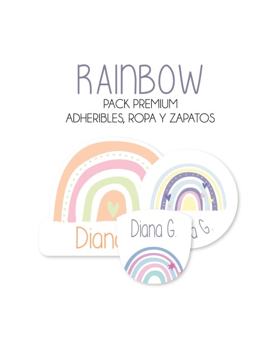 Pack Premium Ropa, Zapatos y Escuela Rainbow | Pack Premium