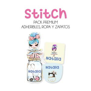 Pack Premium Ropa, Zapatos y Escuela Stitch